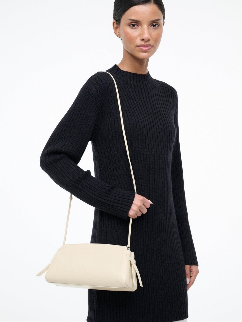 NEW STAUD Cream Maude Convertible Clutch - Picture 3 of 7